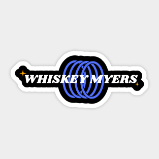 Whiskey Myers // Blue Ring Sticker